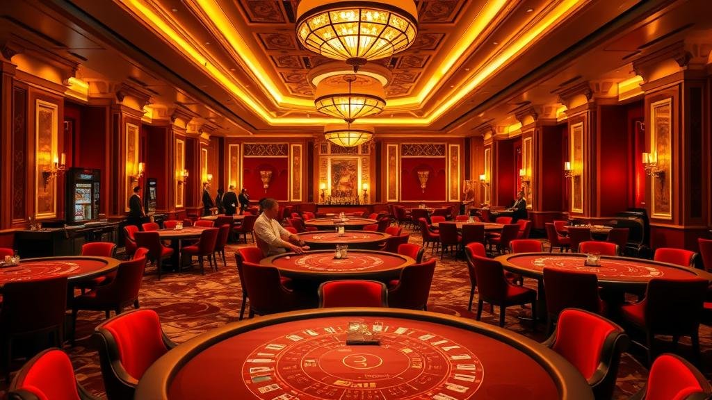 นักพนันฉลองชัยชนะบาคาร่าในยามค่ำคืน