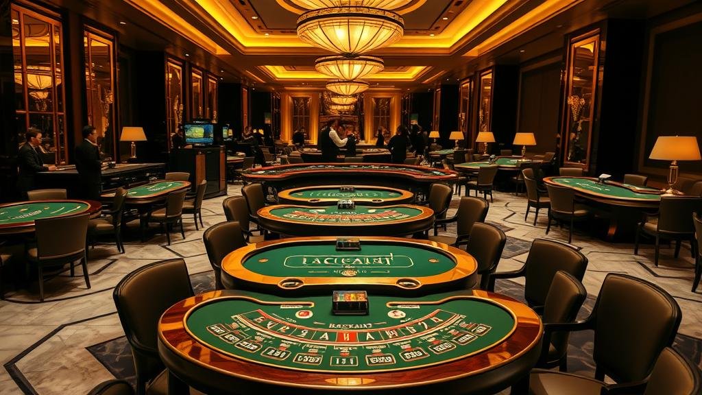 การเลือกห้องบาคาร่าบนแท็บเล็ต