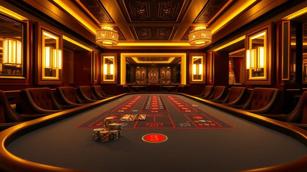 หน้าจอแสดงสถิติและตัวเลือกการเดิมพันบาคาร่า ออโต้ บนมือถือ