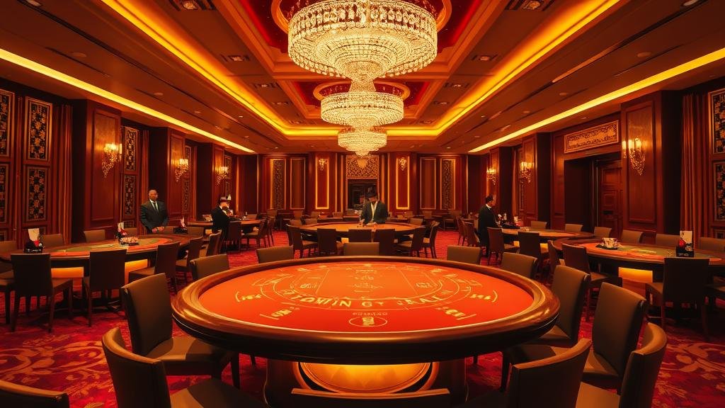 ดีลเลอร์บาคาร่ามืออาชีพกำลังแจกไพ่