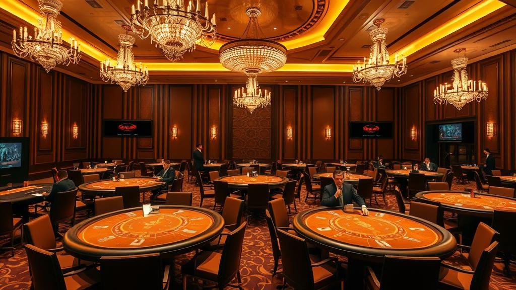 ดีลเลอร์บาคาร่ามืออาชีพกำลังแจกไพ่