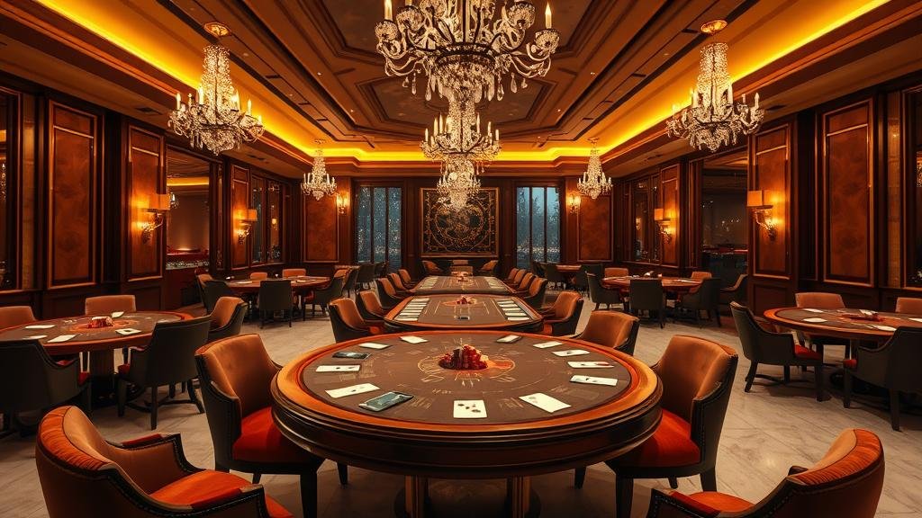 หน้าจอแสดงผลบาคาร่าหลายโต๊ะพร้อมสถิติ