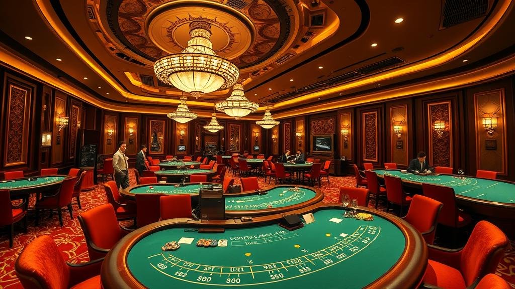 ดีลเลอร์บาคาร่ามืออาชีพกำลังแจกไพ่