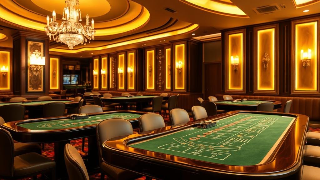 ดีลเลอร์กำลังแจกไพ่บาคาร่าออนไลน์