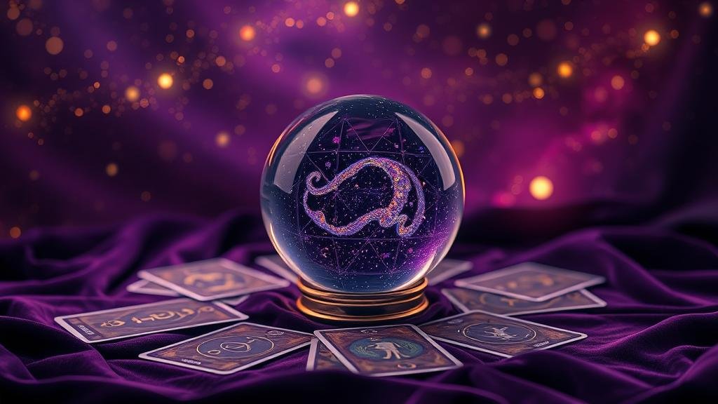 ลูกแก้วทำนายโชค แสดงตัวเลขและพลังงานจักรวาล