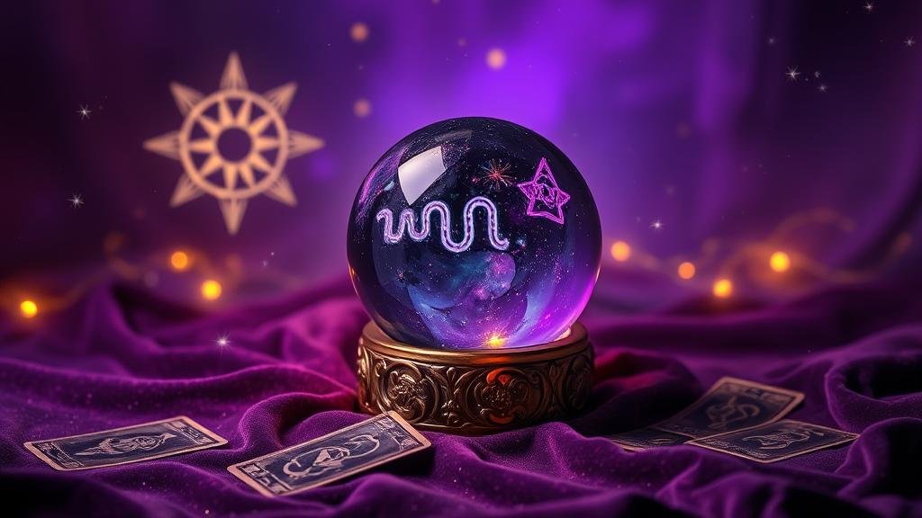 แผนภาพจักรราศีพร้อมเลขนำโชคและสัญลักษณ์ทางโหราศาสตร์