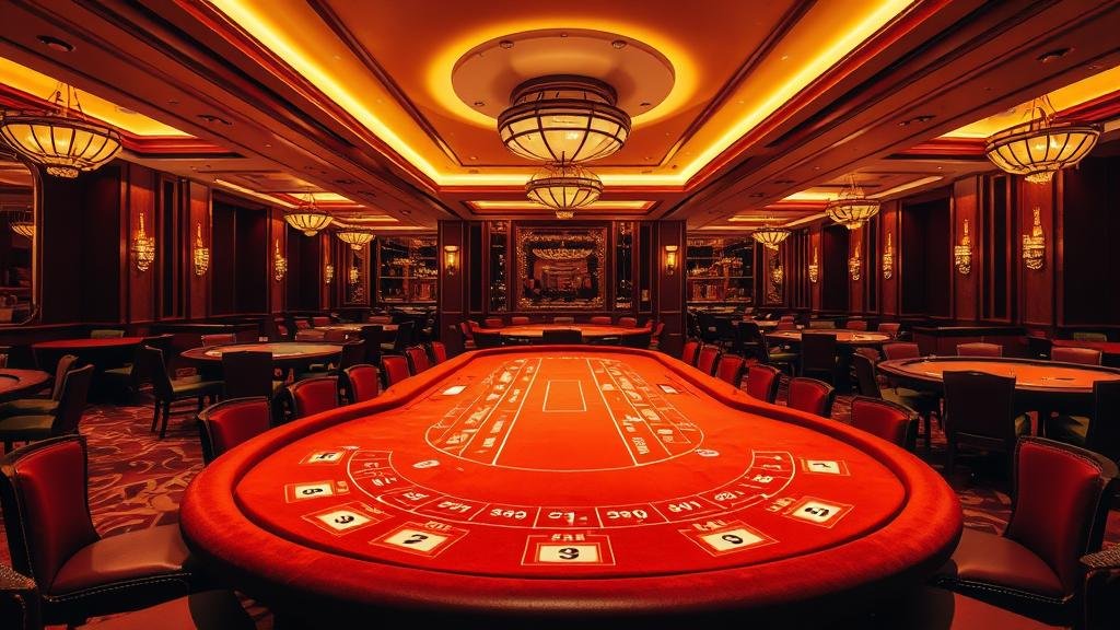 ไพ่บาคาร่าและอุปกรณ์การเล่นบนโต๊ะคาสิโน