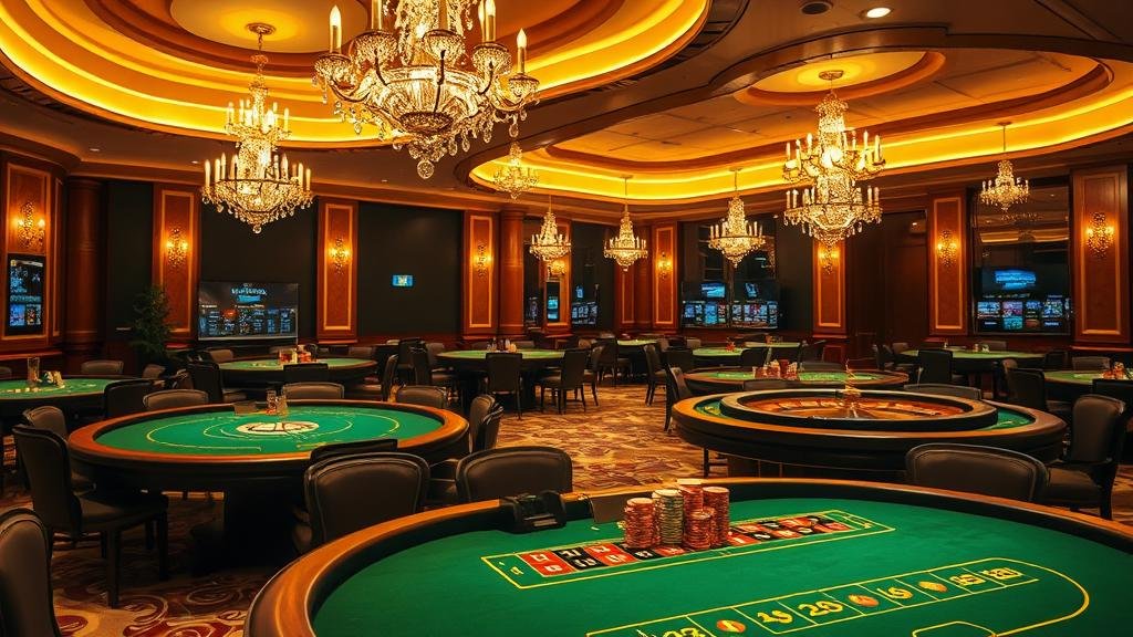 หน้าจอเกมบาคาร่าออนไลน์ แสดงไพ่และตัวเลือกการเดิมพัน