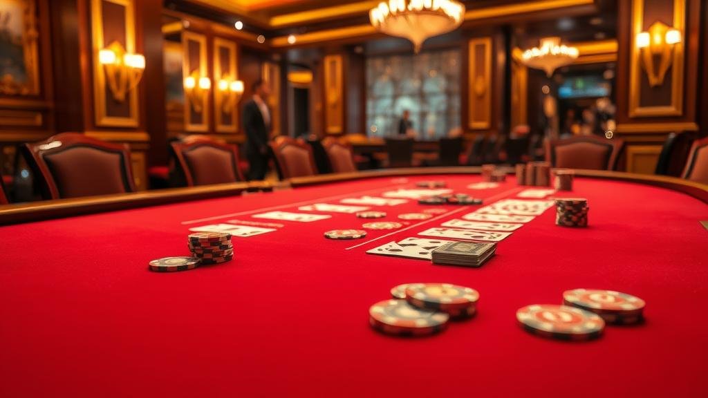 หน้าจอโทรศัพท์มือถือแสดงเกมบาคาร่าพร้อมการอ่านเค้าไพ่