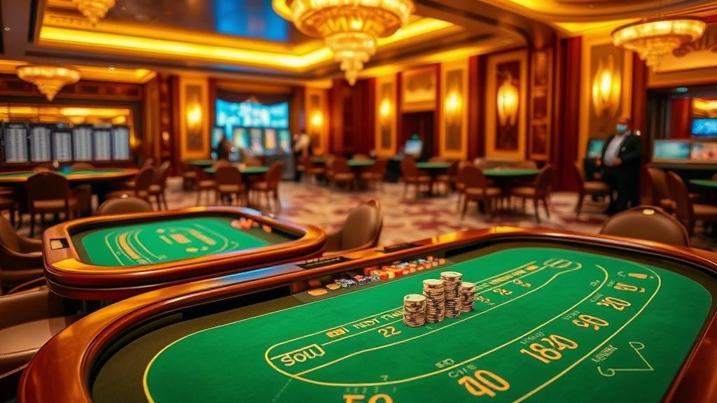 หน้าจอแสดงผลเค้าไพ่มังกรบาคาร่า พร้อมการตัดสินใจวางเดิมพัน