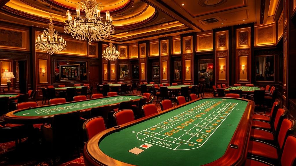 การวางเดิมพันบาคาร่าบนโต๊ะคาสิโนด้วยกลยุทธ์การเดินเงิน