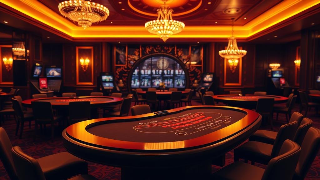 หน้าจอคอมพิวเตอร์แสดงเกมบาคาร่าไลฟ์สดแบบไม่มีค่าคอมมิชชั่น