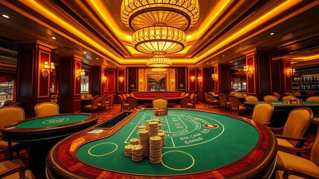 หน้าจอเกมบาคาร่าบนแท็บเล็ตสำหรับผู้เล่นทุนน้อย