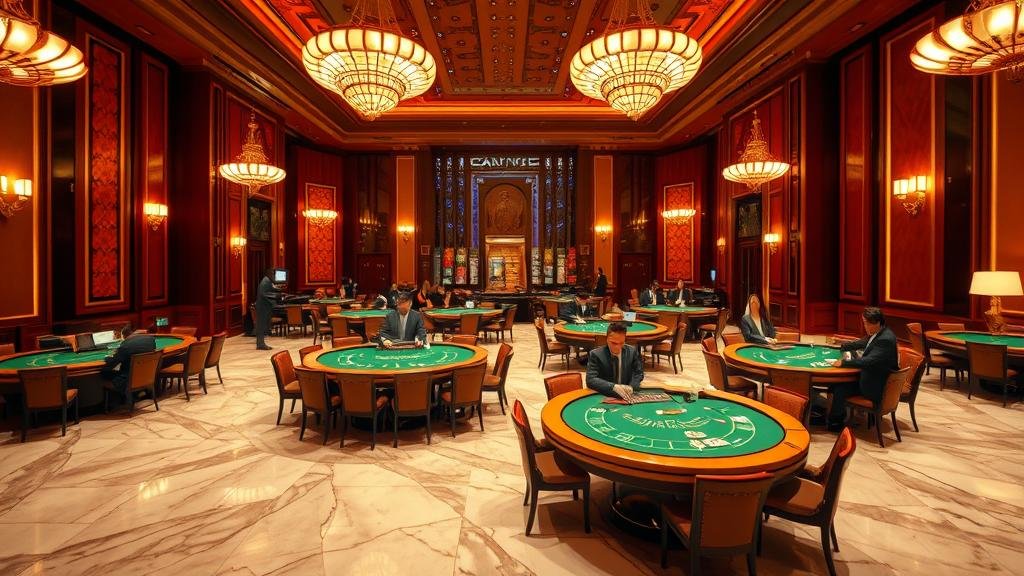 นักพนันฉลองชัยชนะในคาสิโน