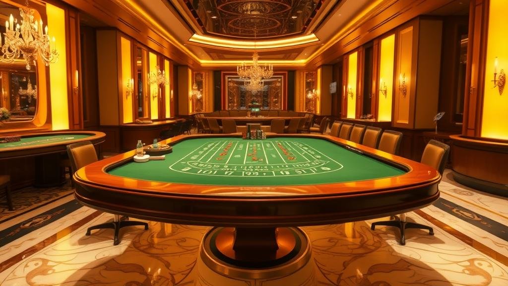 หน้าจอคอมพิวเตอร์แสดงเกมบาคาร่าสด พร้อมสถิติและตัวเลือกการเดิมพัน