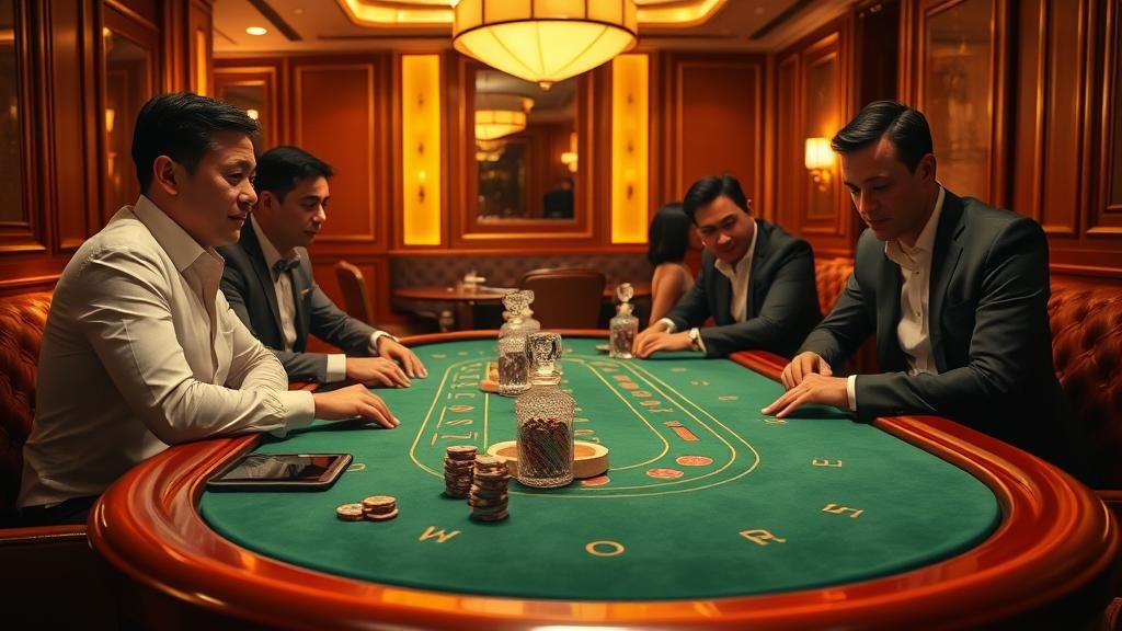 อินโฟกราฟิกแสดงกลยุทธ์การเดินเงินบาคาร่า