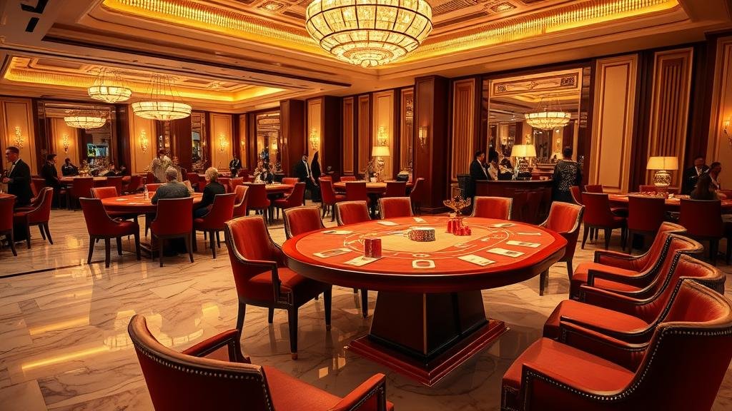 ดีลเลอร์สาวสวยมืออาชีพกำลังแจกไพ่บาคาร่าสด