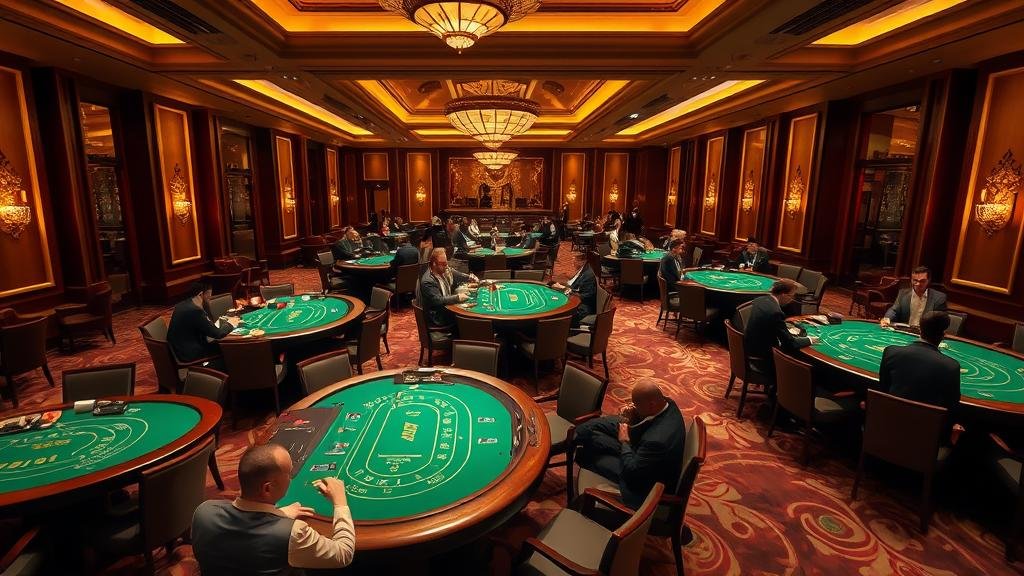 อินเทอร์เฟซบาคาร่าสดบนเดสก์ท็อปที่แสดงผลชัดเจน