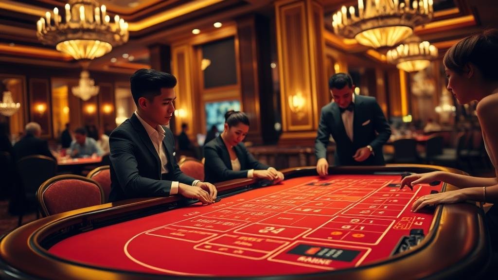 เจ้ามือบาคาร่ามืออาชีพในคาสิโนหรู