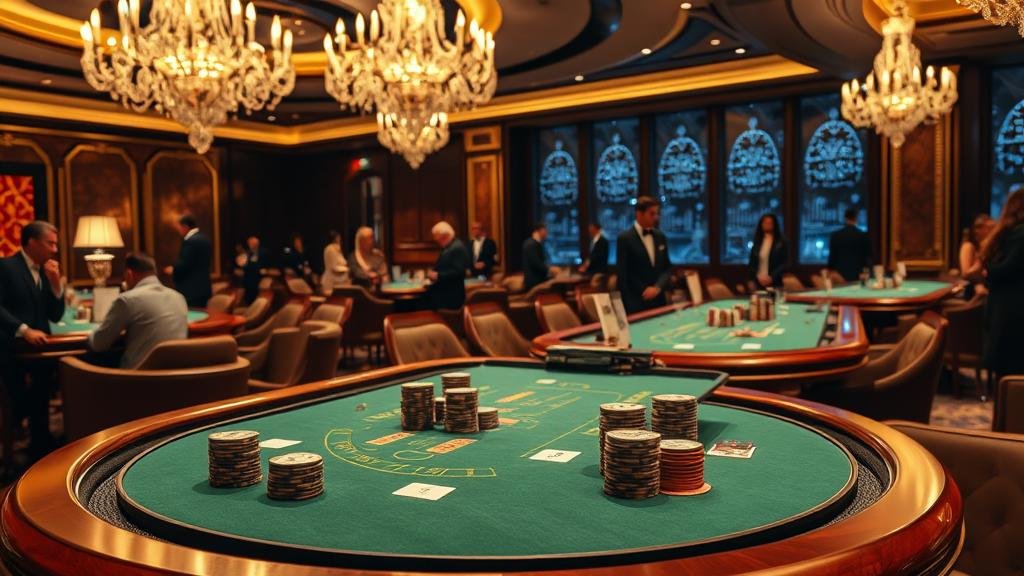 นักพนันมืออาชีพวางแผนกลยุทธ์การเดิมพันบนแท็บเล็ต