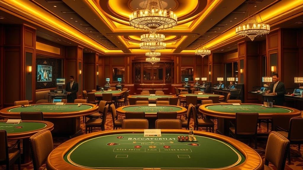 ดีลเลอร์สาวสวยจาก SA Gaming กำลังดำเนินเกมบาคาร่า