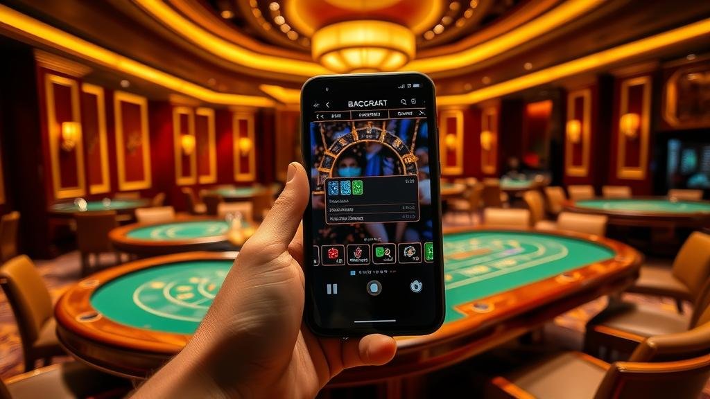 หน้าจอแสดงผลการเดินเงินบาคาร่าบนมือถือ Android