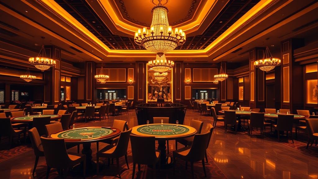 ภาพวงล้อสล็อตหมุนด้วยสัญลักษณ์เรืองแสง