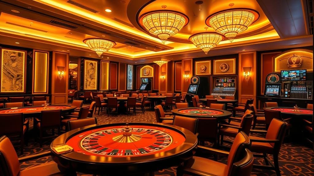 หน้าจอเกมสล็อตที่แสดงการชนะและฟีเจอร์โบนัส