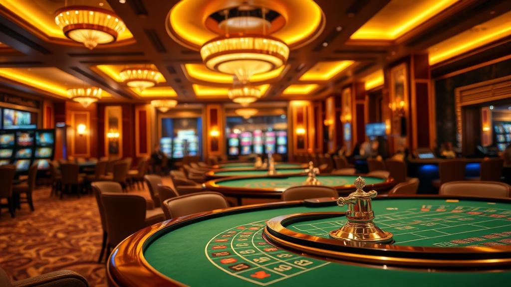 หน้าจอคอมพิวเตอร์แสดงเกมสล็อต พร้อมการตั้งค่าออโต้สล็อต