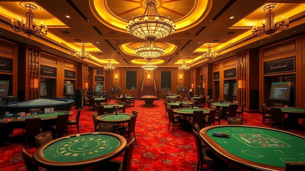 หน้าจอเกมสล็อตแสดงการชนะแบบ Cascade สัญลักษณ์หล่นลงมา