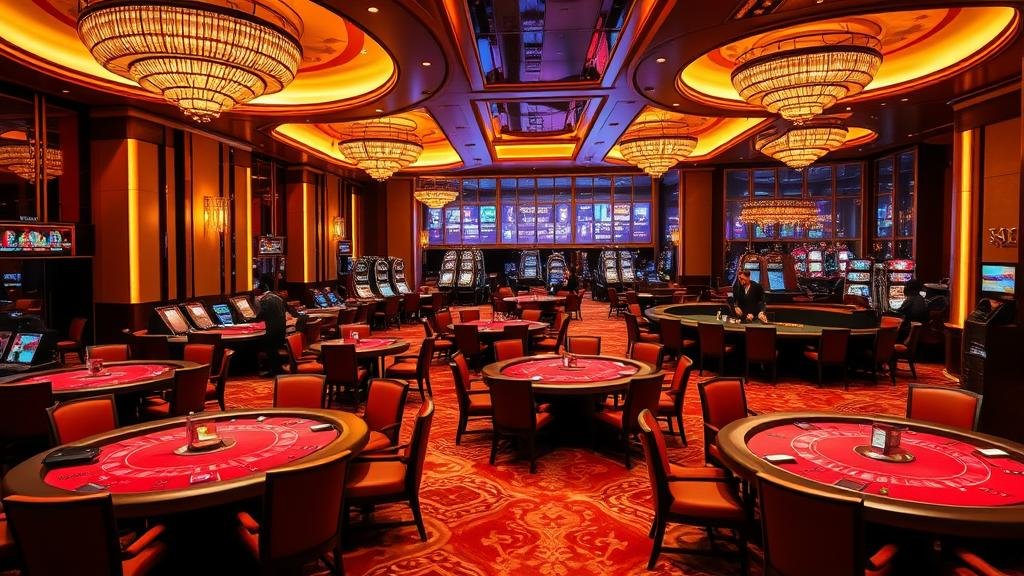 แผงควบคุมการเดิมพันและปุ่มสปินบนเครื่องสล็อต