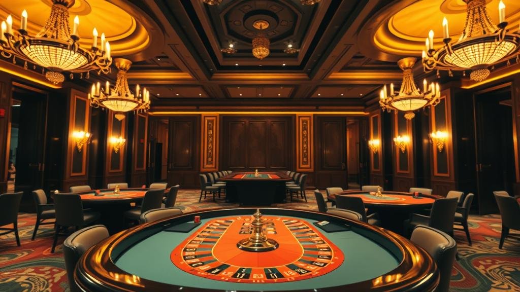 หน้าจออินเทอร์เฟซสล็อตดิจิทัลพร้อมปุ่มและสัญลักษณ์เรืองแสง