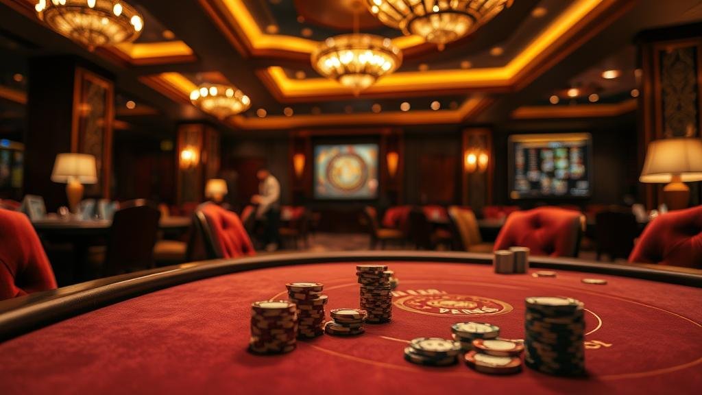 นักเดิมพันฉลองชัยชนะในคาสิโนหรู