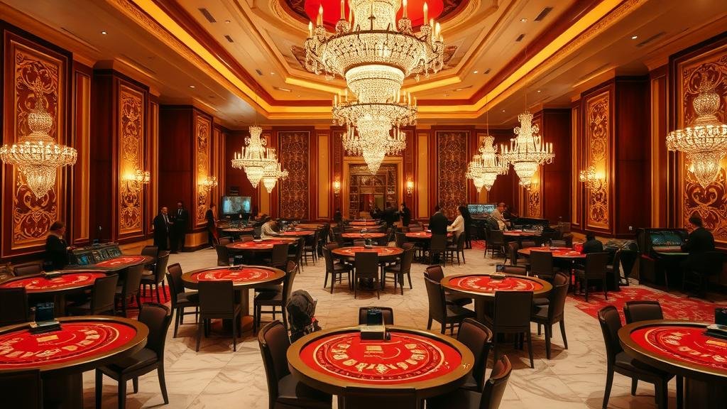 หน้าจอเกมบาคาร่าออนไลน์แสดงสถิติและตัวเลือกการเดิมพัน