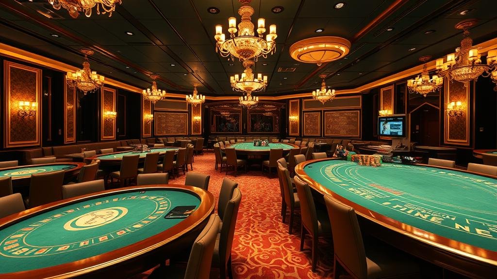 การวางเดิมพันบาคาร่าบนโต๊ะสุดหรู