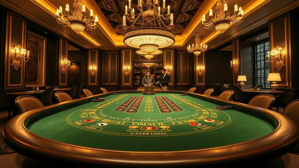 ตัวอย่างเค้าไพ่สามตัดบาคาร่าบนหน้าจอเกม