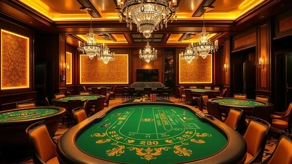 ดีลเลอร์สาวสวยกำลังแจกไพ่บาคาร่าสดที่ DG Casino