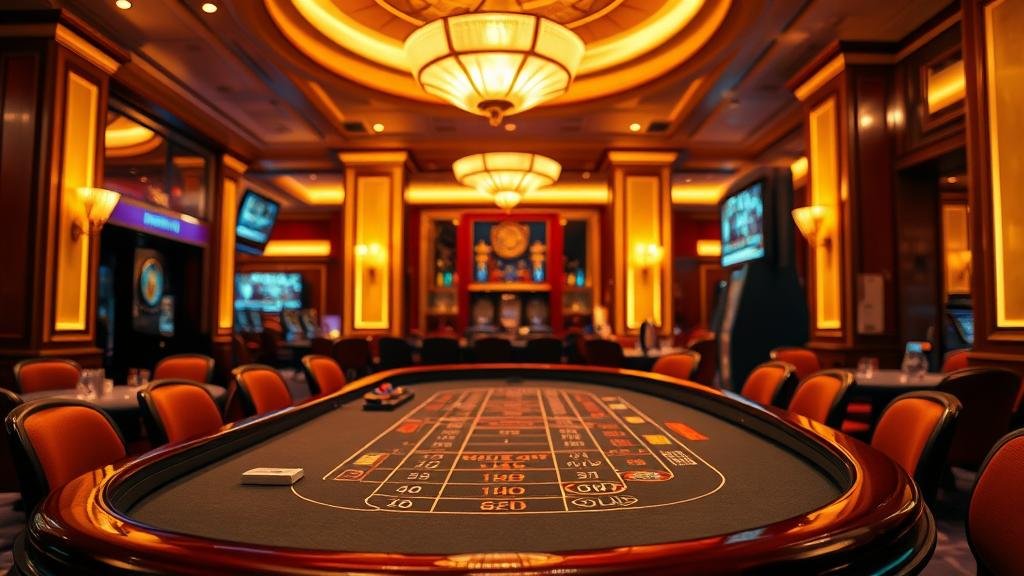 ภาพการวางเดิมพันในเกมบาคาร่า