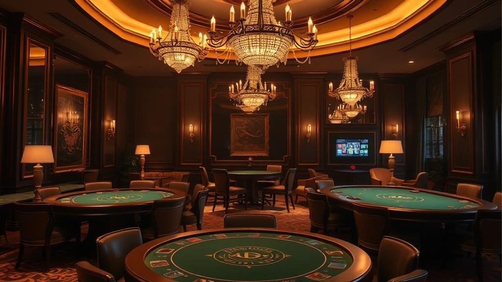 มือผู้เล่นวางชิปเดิมพันบาคาร่าบนโต๊ะ