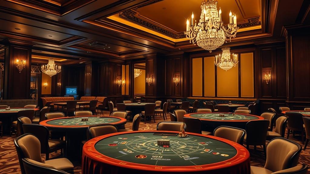 การวางเดิมพันชิปบนโต๊ะบาคาร่า