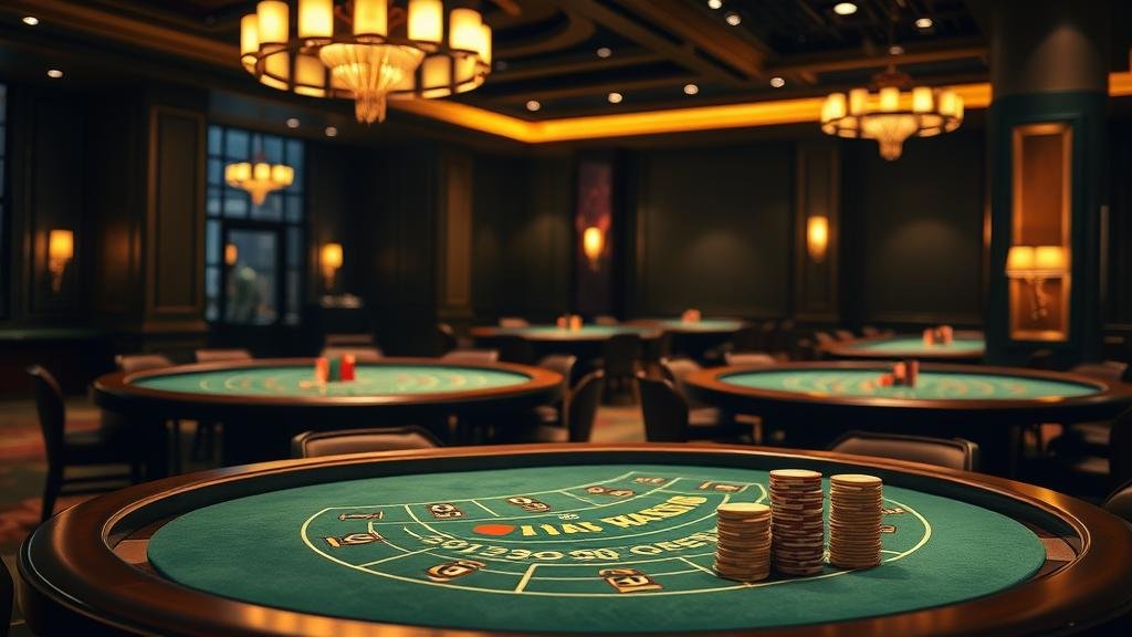 ตารางบาคาร่าแสดงรูปแบบเค้าไพ่ พร้อมแว่นขยาย ชี้ให้เห็นการวิเคราะห์