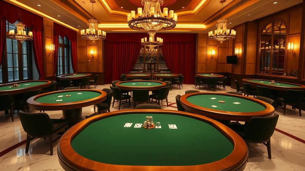 ภาพนักพนันกำลังวางแผนการเล่นบาคาร่าอย่างมีสติ