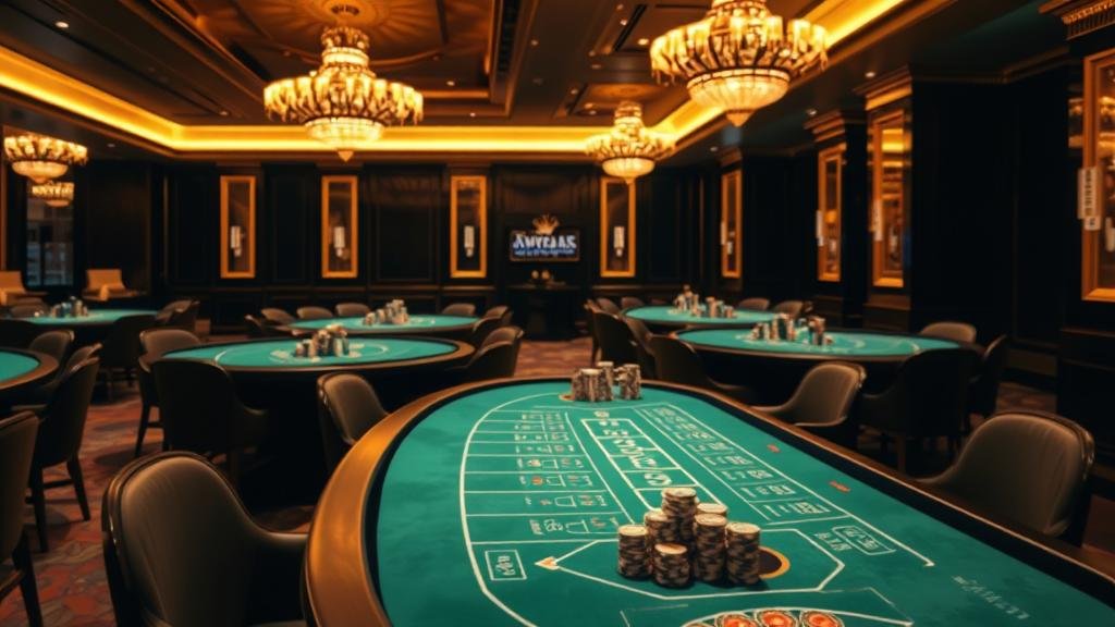 ภาพเปรียบเทียบเกมบาคาร่าและรูเล็ตต์ แสดงถึงความหลากหลายของเกมคาสิโน