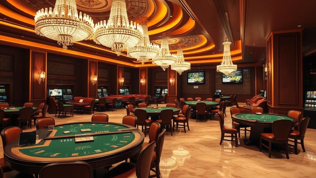 นักพนันฉลองชัยชนะในคาสิโนหรู