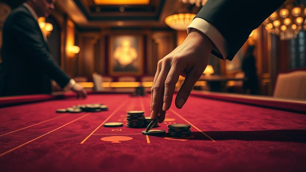 ภาพแสดงการวางชิปบนโต๊ะรูเล็ต สัญลักษณ์ของการวางแผนการเงิน