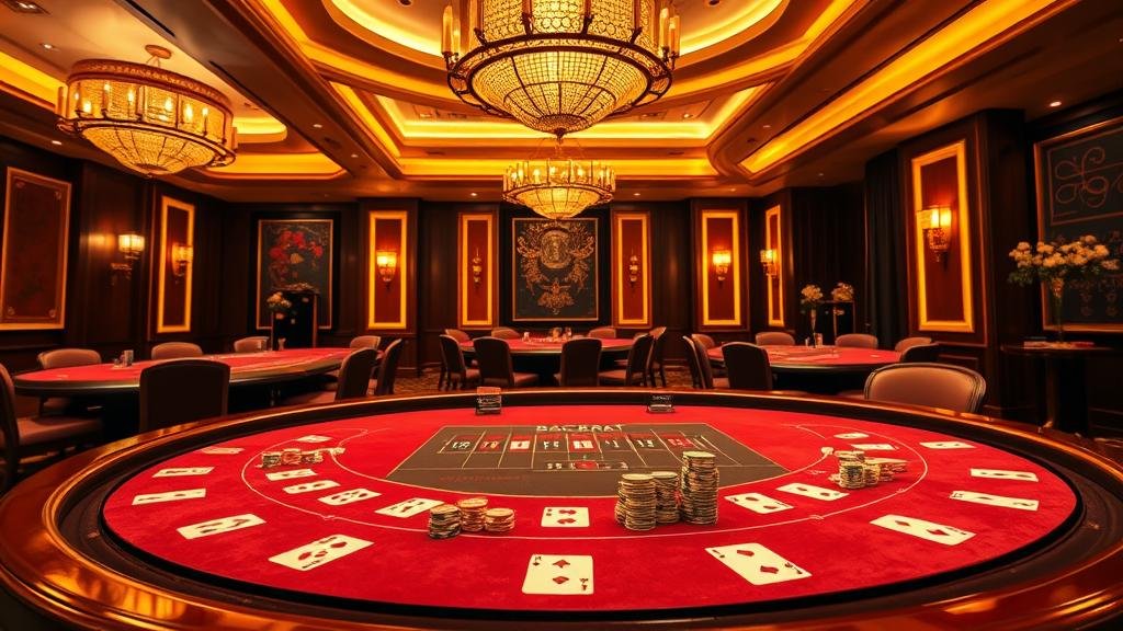 ตารางแสดงเค้าไพ่บาคาร่าแบบดิจิทัล