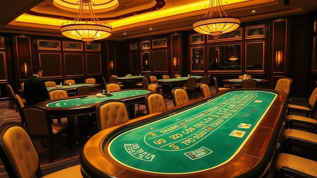 หน้าจอเกมบาคาร่าของ Playtech แสดงผลบนคอมพิวเตอร์