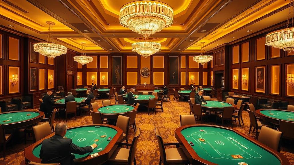 ดีลเลอร์มืออาชีพกำลังแจกไพ่บาคาร่า