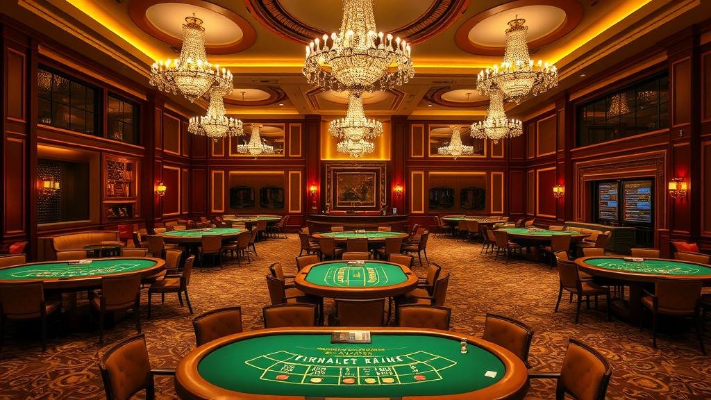 มือถือแสดงหน้าจอเกมบาคาร่า พร้อมชิปเดิมพัน