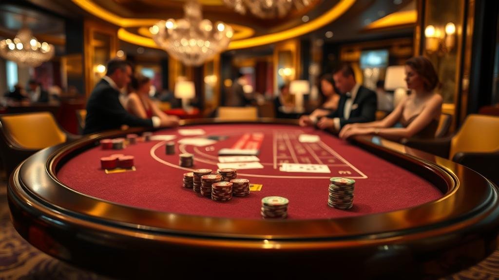 ตัวอย่างเค้าไพ่มังกรแดงในตารางบาคาร่า